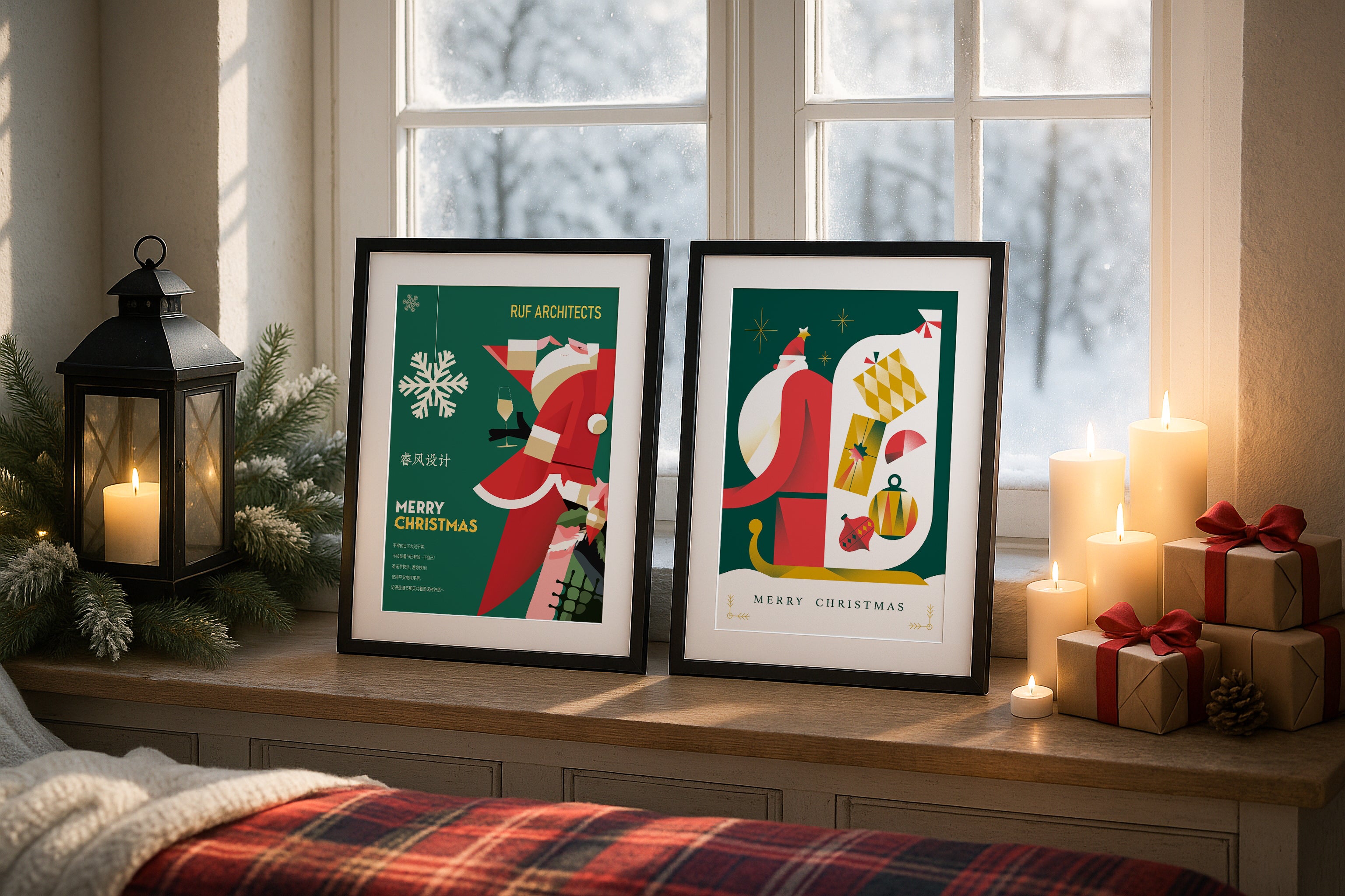 Christmas frame mockup, black frame mockup, holiday wall art mockup, winter poster mockup, festive digital frame mockup, Christmas print display, holiday artwork mockup, Etsy frame mockup.