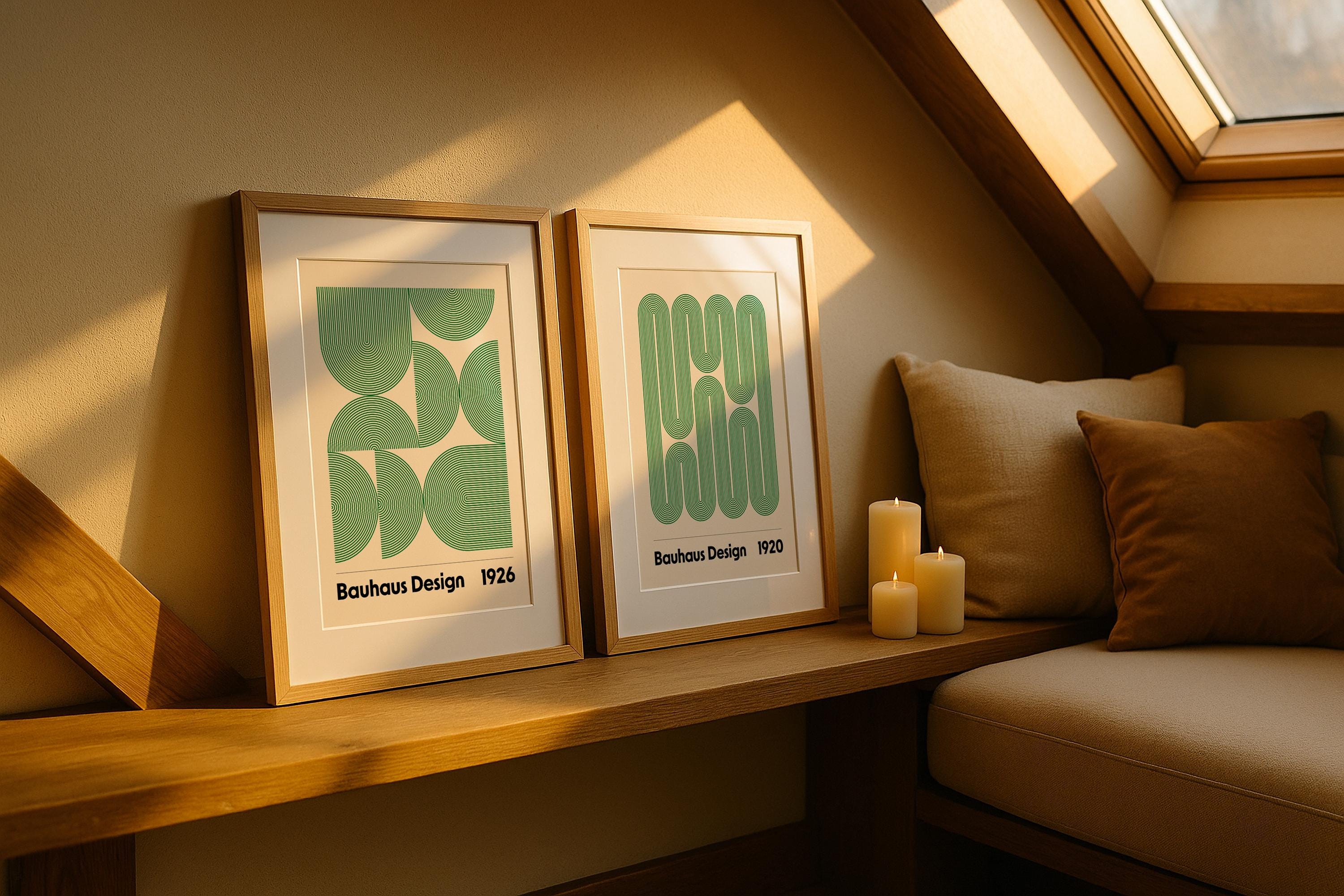 Double Frame Mockup PSD Set – Wall Art Smart Object Template