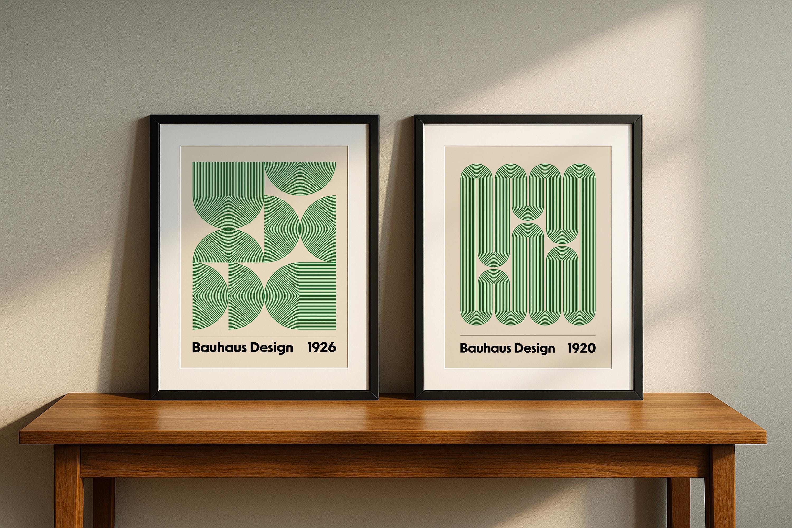 2 Black Frame Mockup Modern Interior Poster Display Wall Art Scandinavian PSD Digital Download
