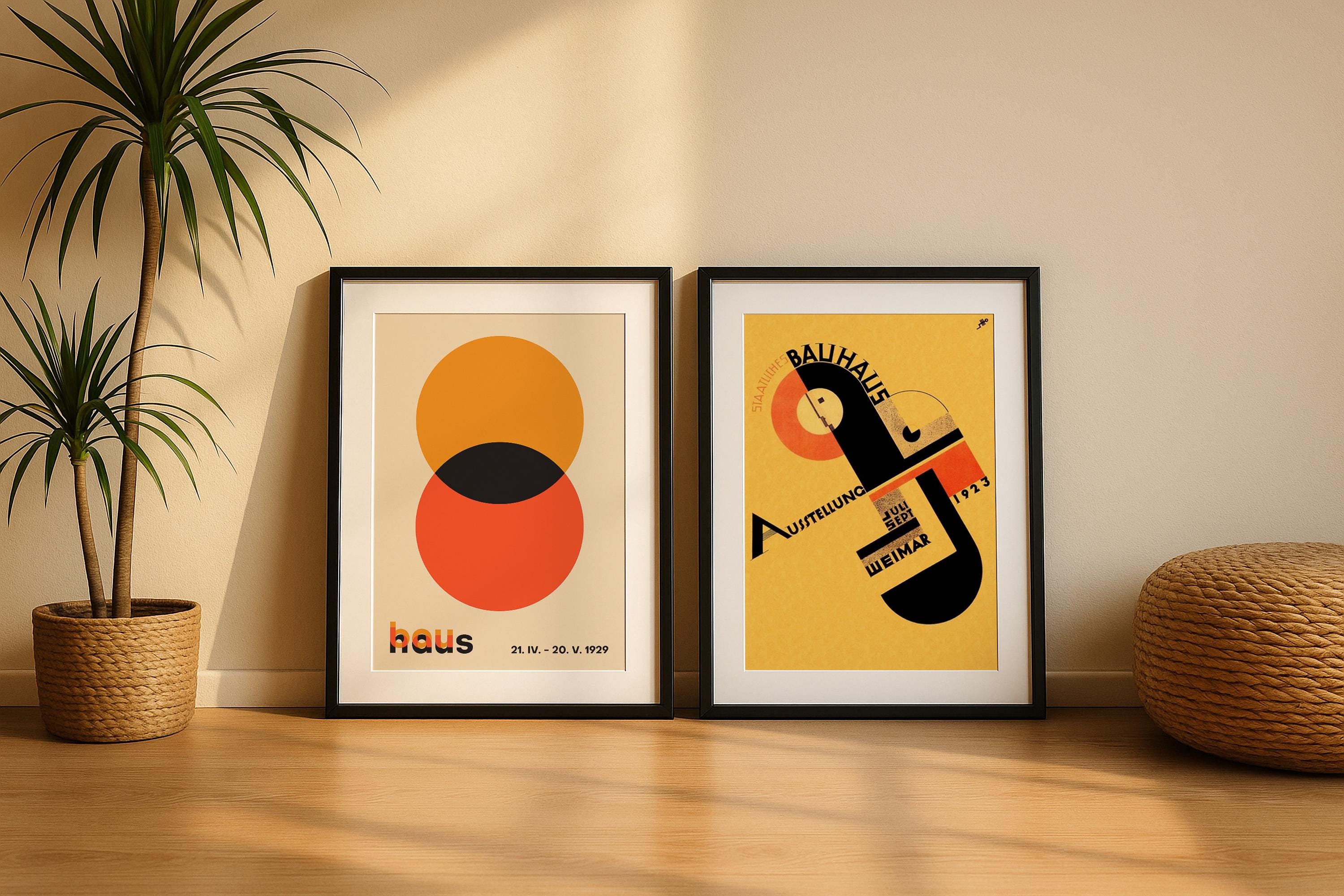 2 Frame Mockup Boho Interior Poster Display Black Wall Art PSD Digital Download