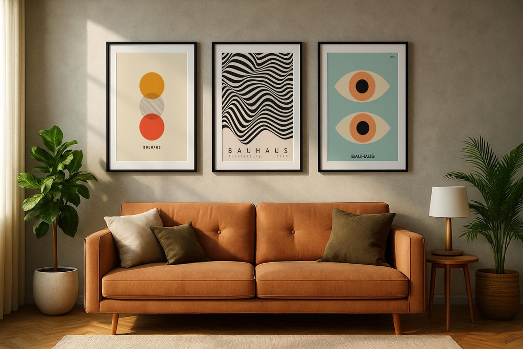 3 Vertical Frame Mockup PSD Set – Wall Art Digital Print Template