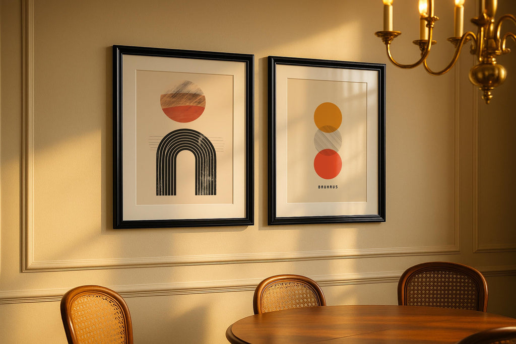 Double Frame Mockup Set – PSD Templates for Wall Art and Posters