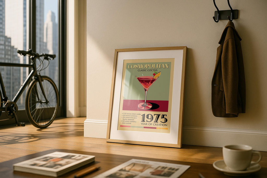 Poster Frame Mockup Modern Apartment Interior Wall Art Picture Digital PSD Download